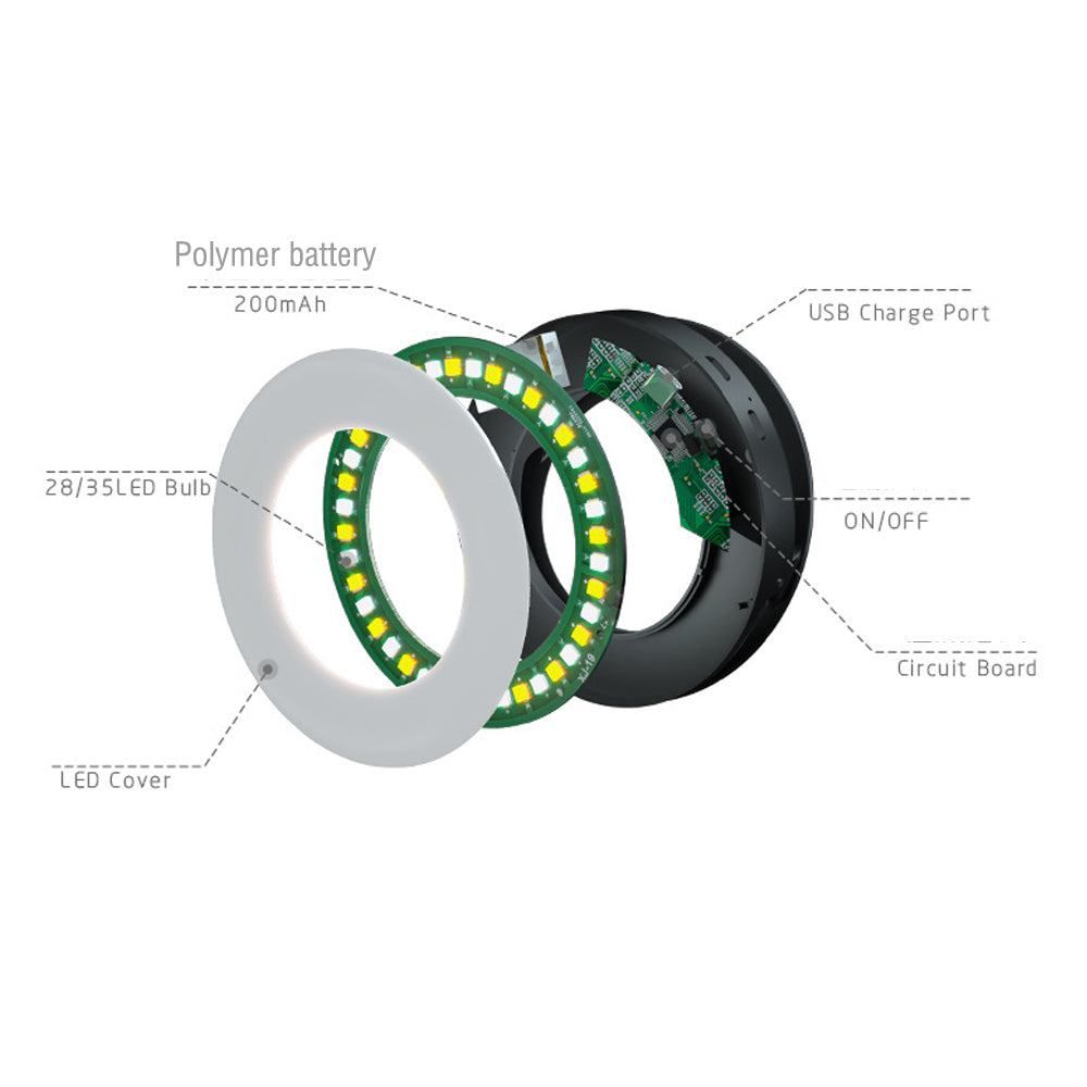 LED Selfie Ring Light – Portable Clip-On Phone Photography Light