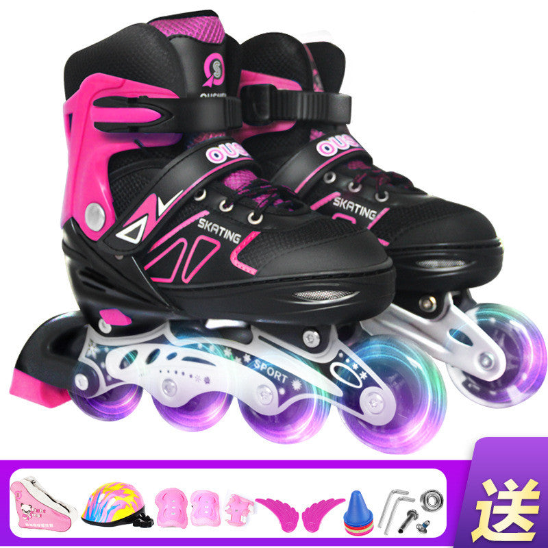 Ice Skates Speed Skating Childrens And Students Roller Inline Adjustable