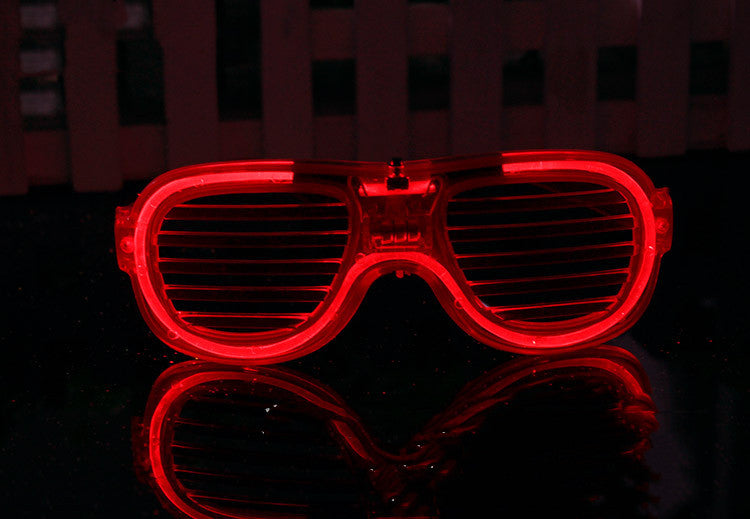 LED Light-Up Party Glasses – Glow in the Dark Rave Shades