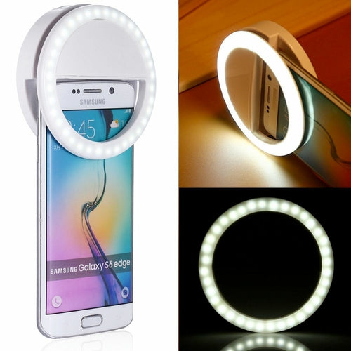 Portable Selfie Ring Light – Clip-On for Mobile Phone