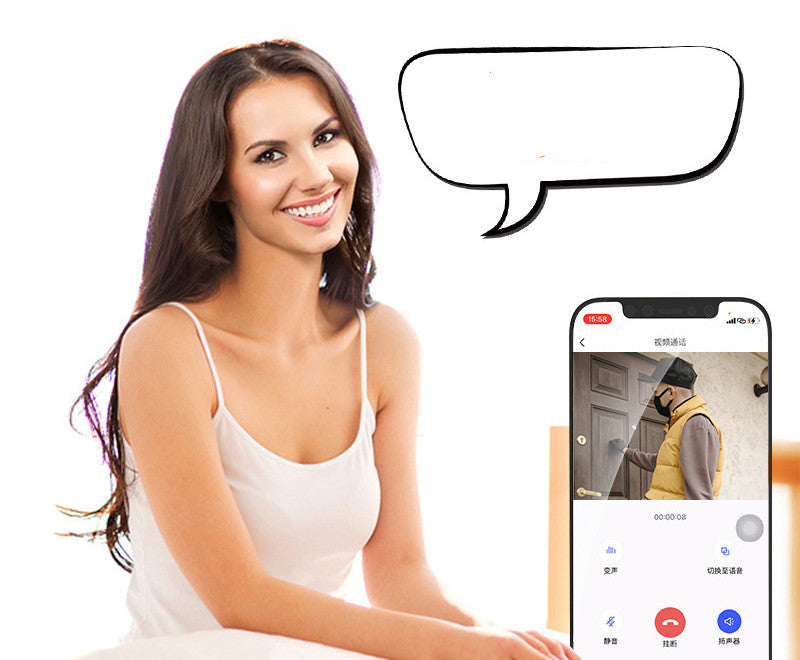 Wireless WiFi Video Doorbell – Smart Home Intercom & Security Camera