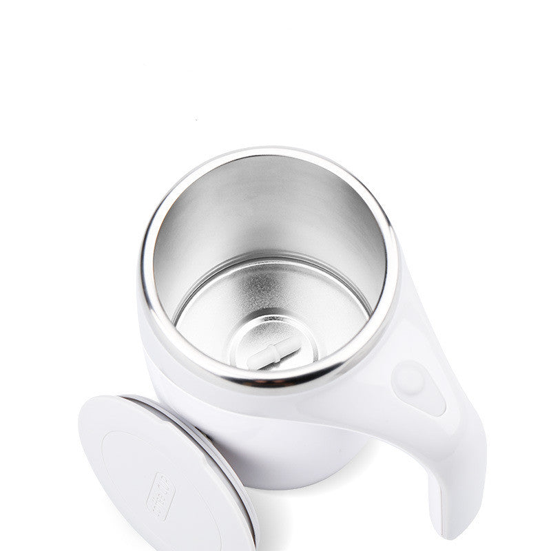 Magnetic Self-Stirring Cup – Electric Auto Mixing Coffee & Milkshake Mug