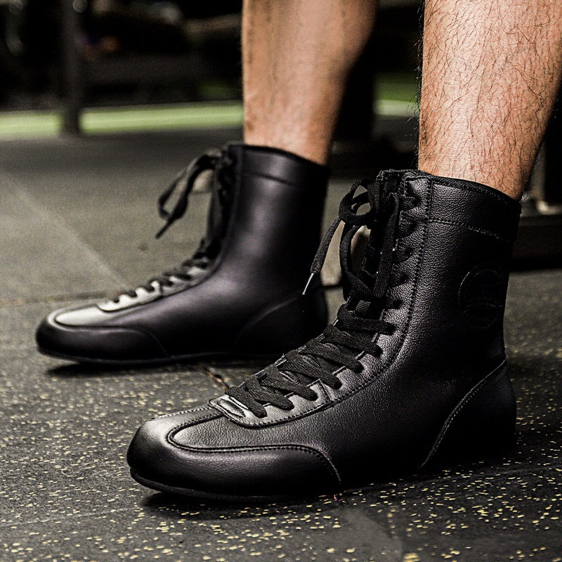 Professional Boxing Shoe Male Professional Wrestling Shoes Indoor Training
