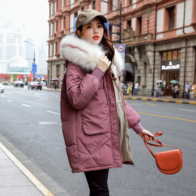 Women's Mid-Length Casual Cotton Coat – Everyday Outerwear