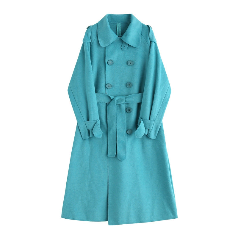 Women's Double-sided Woolen Mid-length Woolen Coat