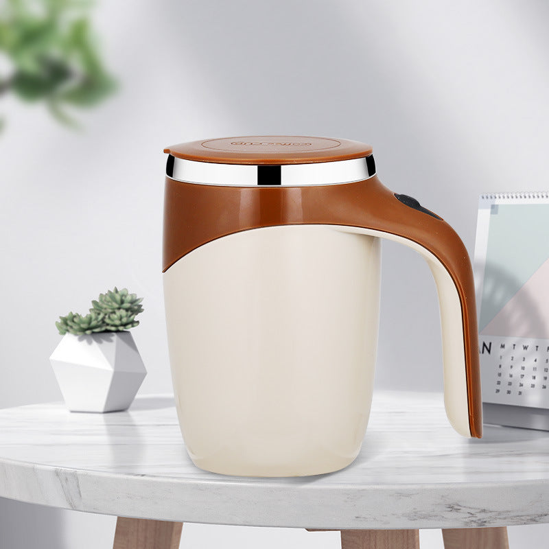 Magnetic Self-Stirring Cup – Electric Auto Mixing Coffee & Milkshake Mug