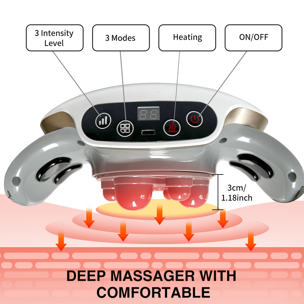 Automatic Abdominal & Body Massager – 3-Mode Electric Massage Belt