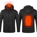 USB Electric Heated Jacket for Men – Zip-Up Thermal Winter Coat