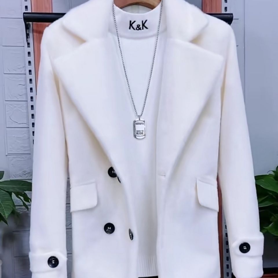 Men's Mid-Length Mink Fleece Trench Coat – Luxury Feel Outerwear