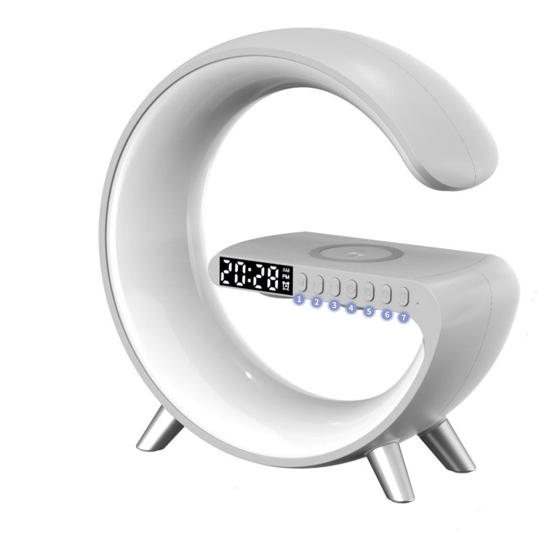 G-Shaped LED Bluetooth Lamp – Wireless Charging Atmosphere Light