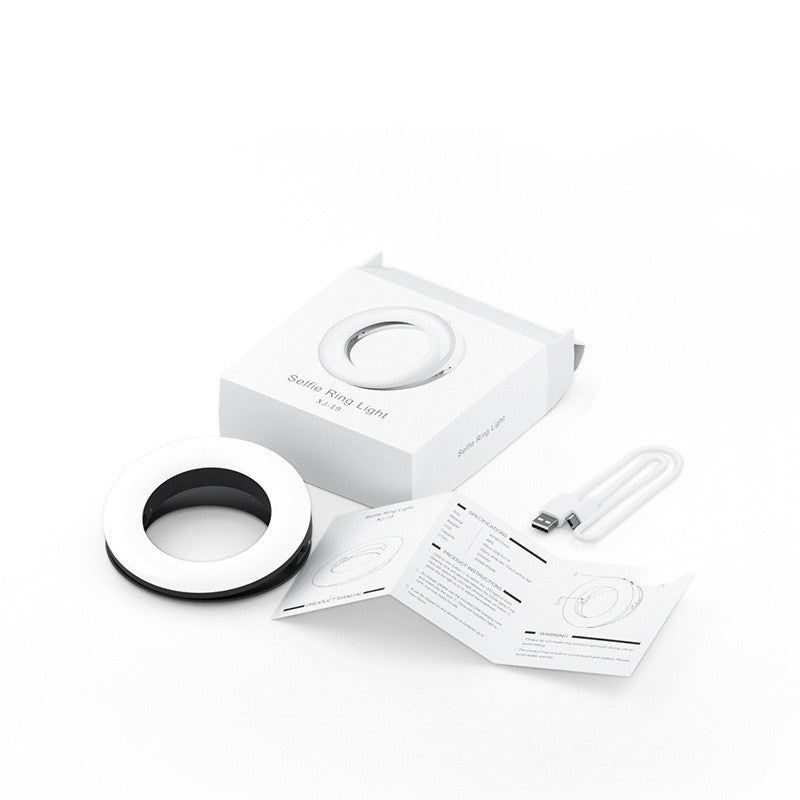 LED Selfie Ring Light – Portable Clip-On Phone Photography Light