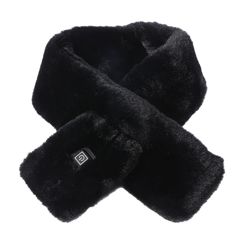USB Electric Heated Neck Scarf – 3-Temperature Warming Pad for Men & Women
