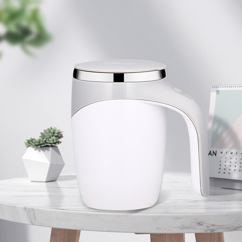 Magnetic Self-Stirring Cup – Electric Auto Mixing Coffee & Milkshake Mug