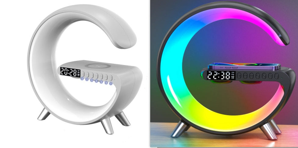 G-Shaped LED Bluetooth Lamp – Wireless Charging Atmosphere Light