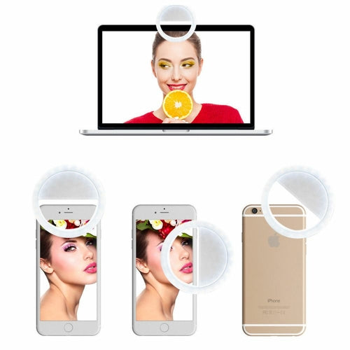 Portable Selfie Ring Light – Clip-On for Mobile Phone