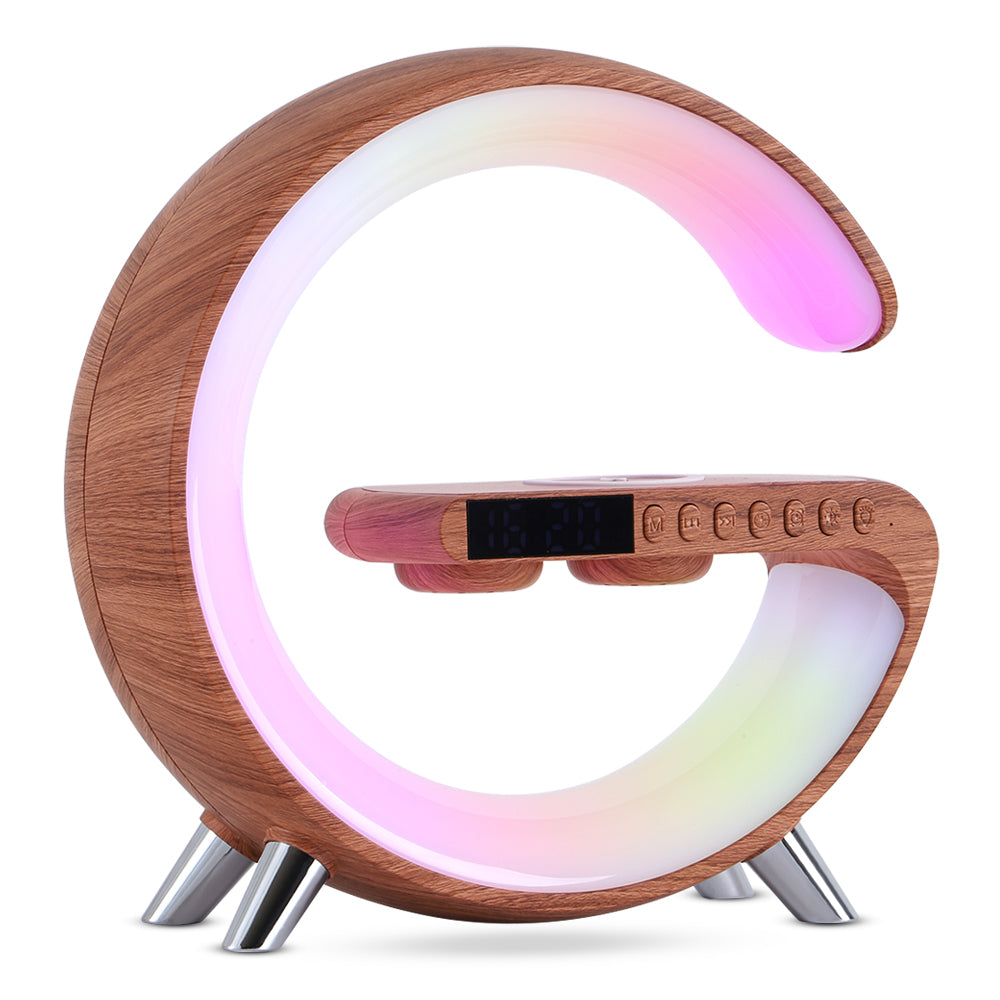 G-Shaped LED Bluetooth Lamp – Wireless Charging Atmosphere Light