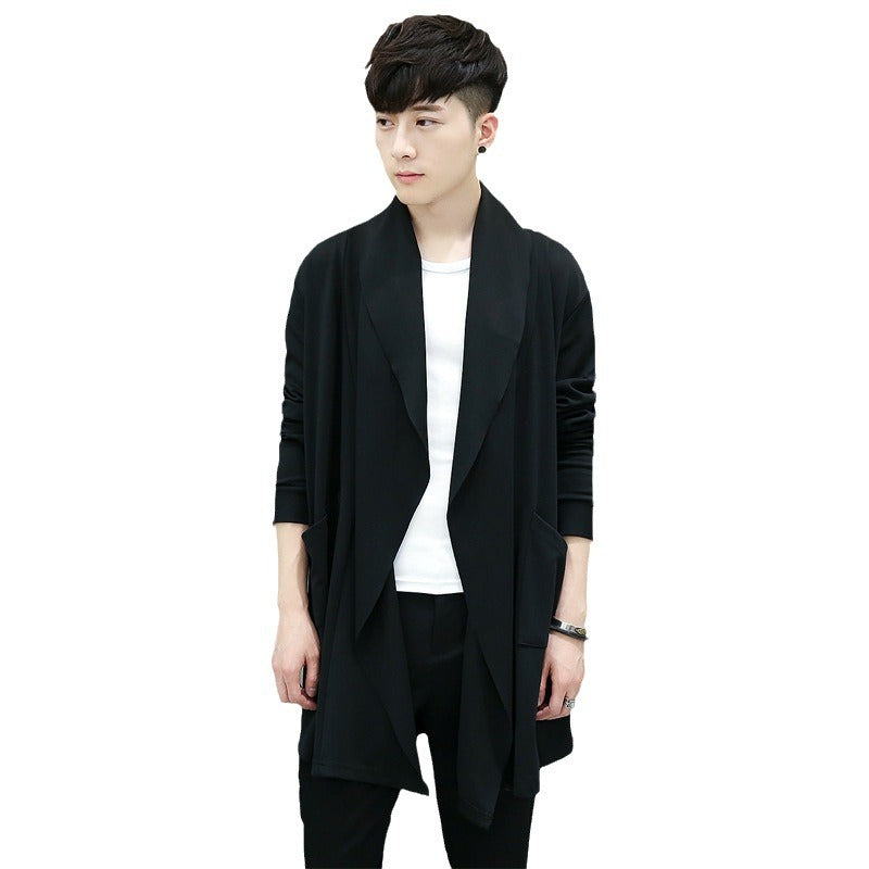 Women's Spring Autumn Cardigan Trench Coat – Lightweight Outerwear