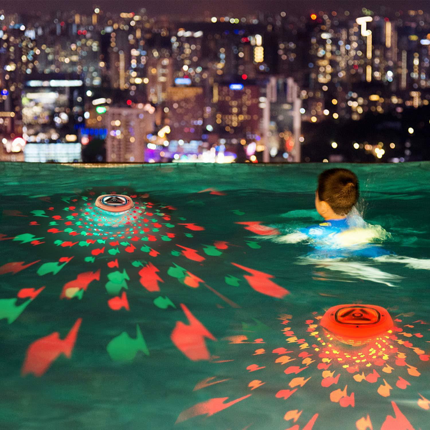 Fish Projection Bathtub Light – LED Floating Underwater Kids Toy