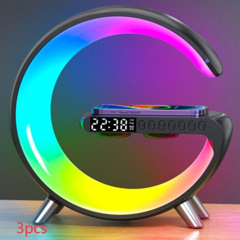 G-Shaped LED Bluetooth Lamp – Wireless Charging Atmosphere Light