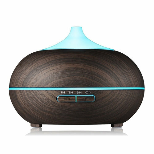 Mistyrious Essential Oil Humidifier – Natural Oak Wood Design