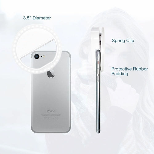 Portable Selfie Ring Light – Clip-On for Mobile Phone