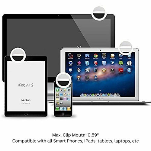 Portable Selfie Ring Light – Clip-On for Mobile Phone