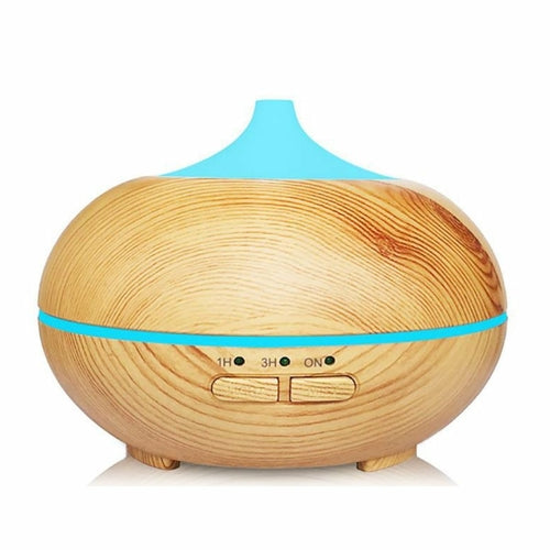 Mistyrious Essential Oil Humidifier – Natural Oak Wood Design