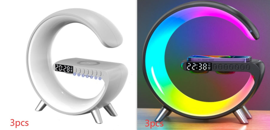 G-Shaped LED Bluetooth Lamp – Wireless Charging Atmosphere Light