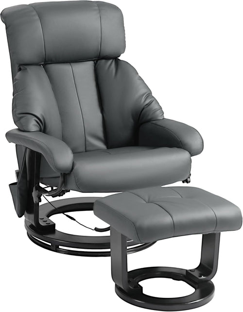 360° Swivel Massage Recliner Chair with Ottoman