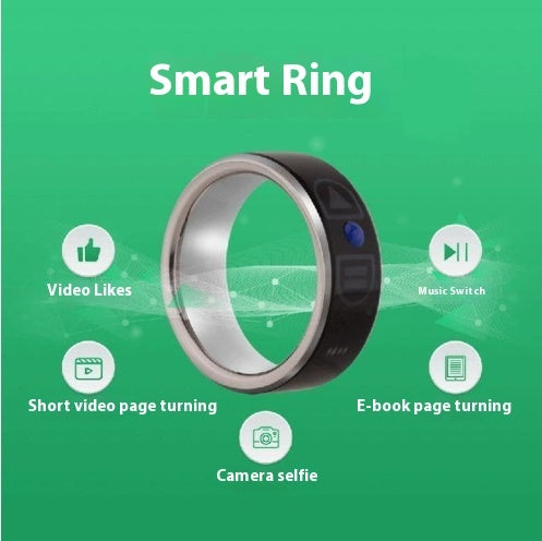 Smart Bluetooth Ring – Wearable Health & Fitness Tracker