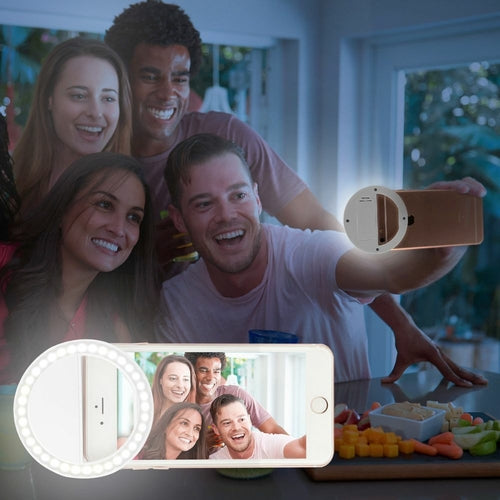 Portable Selfie Ring Light – Clip-On for Mobile Phone