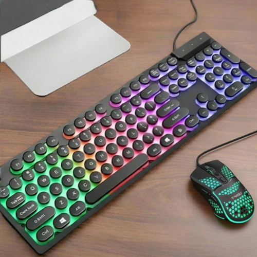 Ninja Dragons Z9i USB Wired Light Up Gaming Keyboard & Mouse Set