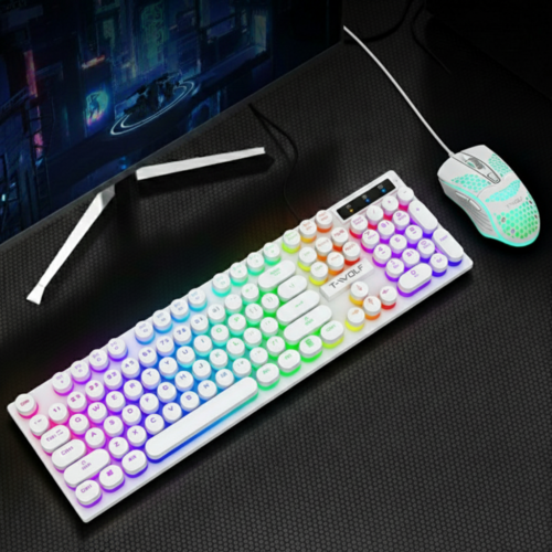 Ninja Dragons Z9i USB Wired Light Up Gaming Keyboard & Mouse Set