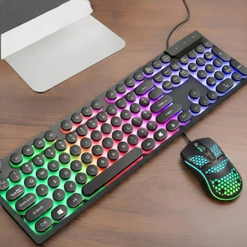 Ninja Dragons Z9i USB Wired Light Up Gaming Keyboard & Mouse Set