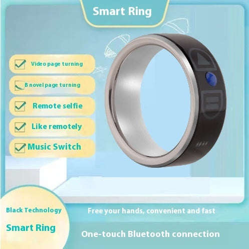 Smart Bluetooth Ring – Wearable Health & Fitness Tracker