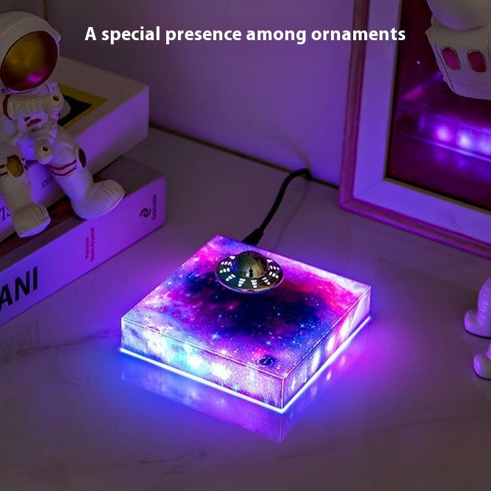 Levitating UFO Galaxy Lamp – Magnetic Floating Star Light Home Decor