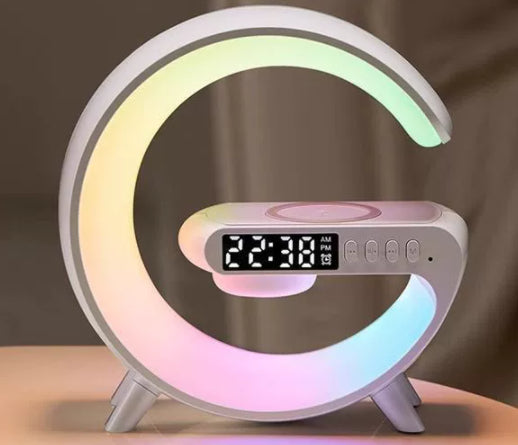 G-Shaped LED Bluetooth Lamp – Wireless Charging Atmosphere Light