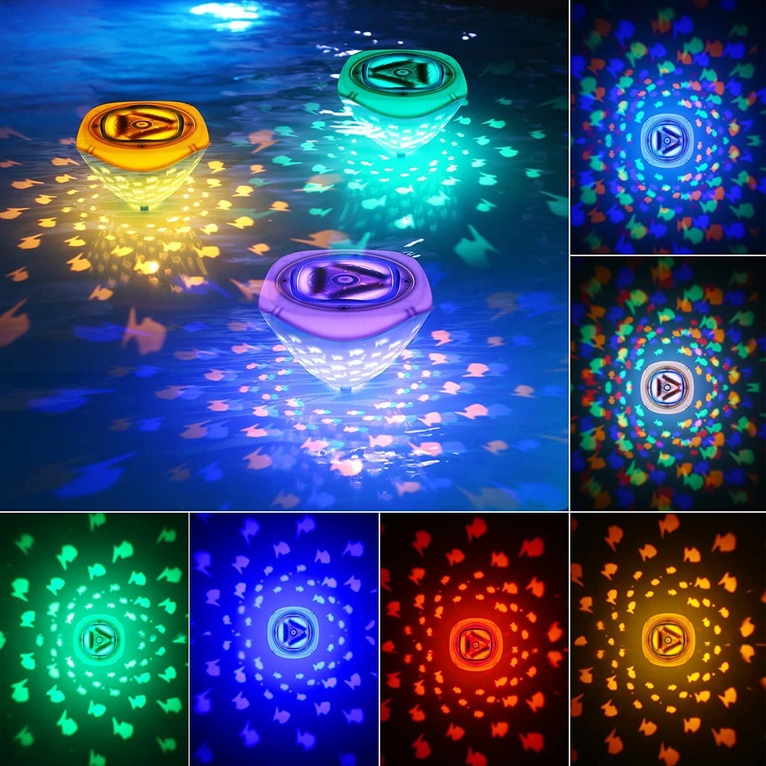 Fish Projection Bathtub Light – LED Floating Underwater Kids Toy