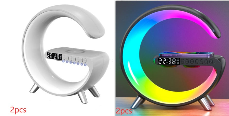 G-Shaped LED Bluetooth Lamp – Wireless Charging Atmosphere Light
