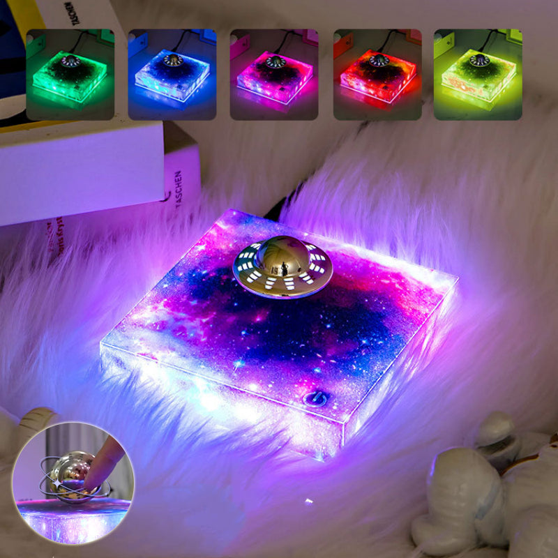 Levitating UFO Galaxy Lamp – Magnetic Floating Star Light Home Decor