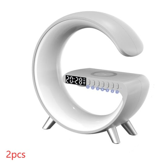 G-Shaped LED Bluetooth Lamp – Wireless Charging Atmosphere Light