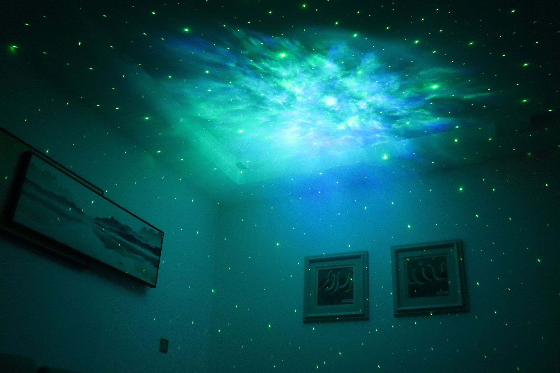 App Voice-activated Music Rhythm Star Projection Lamp