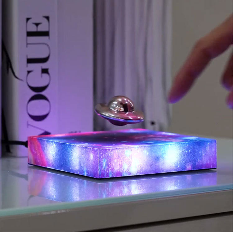 Levitating UFO Galaxy Lamp – Magnetic Floating Star Light Home Decor