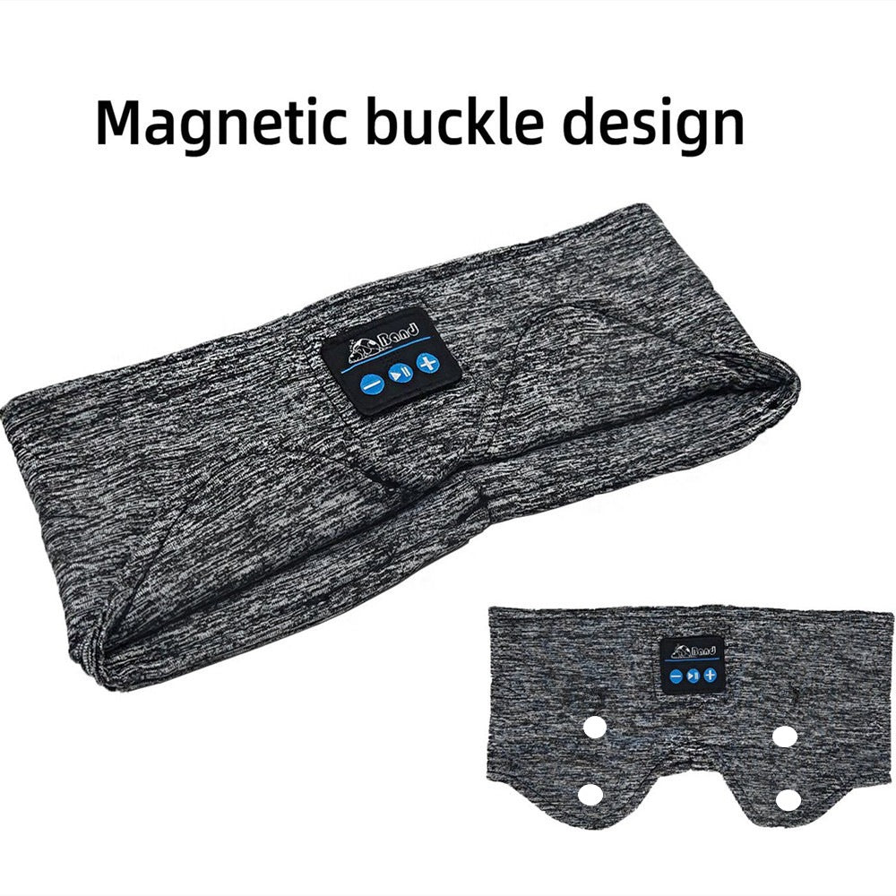 2-in-1 Bluetooth Sleep Headband – Wireless Music Eye Mask & Hair Band
