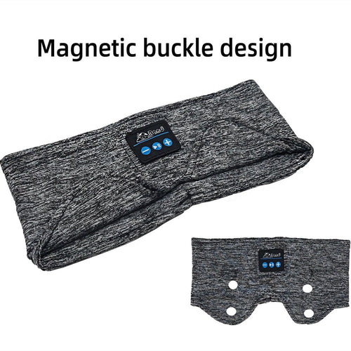 2-in-1 Bluetooth Sleep Headband – Wireless Music Eye Mask & Hair Band