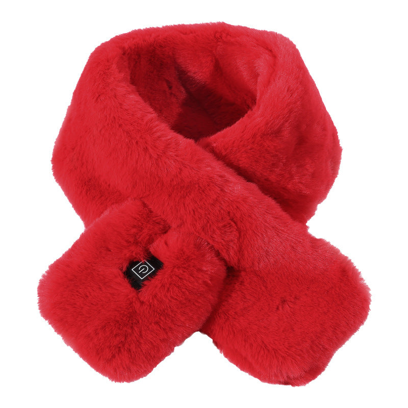 USB Electric Heated Neck Scarf – 3-Temperature Warming Pad for Men & Women