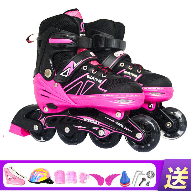 Ice Skates Speed Skating Childrens And Students Roller Inline Adjustable