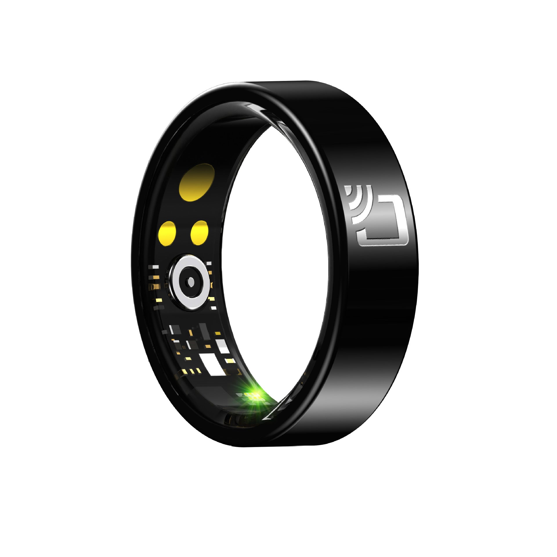 Ceramic Smart Ring – Heart Rate Blood Oxygen Sleep Tracker Waterproof