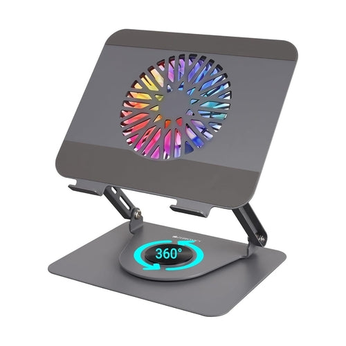 Rotating Laptop Stand with Cooling Fan