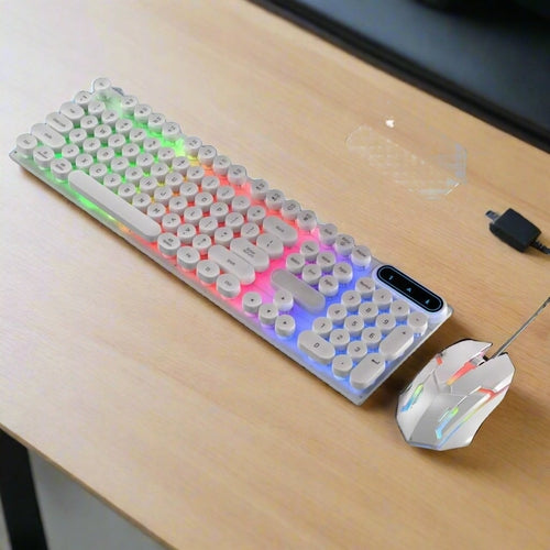 Ninja Dragons Z9i USB Wired Light Up Gaming Keyboard & Mouse Set